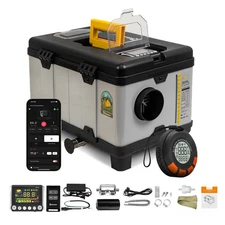 8KW 12/24/220V Diesel Auxiliary Heater with CO Alarm Plateau Night Heater