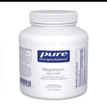 Pure Encapsulations Magnesium(Glycinate) 120mg Dietary Supplements 180 Capsules 1.57 per thousand milligrams