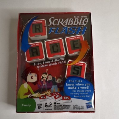 Hasbro Scrabble Flash Handheld Electronic Game 2010 Ages 8+ Scrabble 