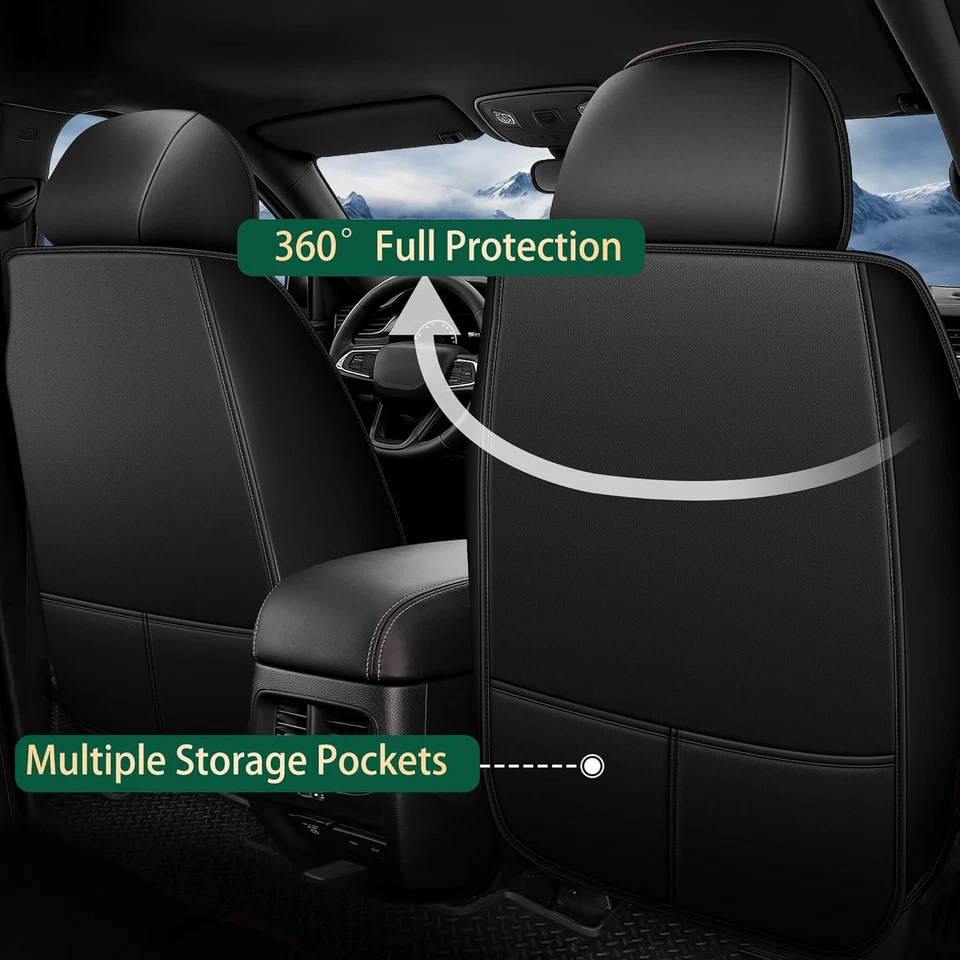 Full Seat Covers Ice Silk Breathable Seat Pad for Cadillac XTS 2013-2019 - Изображение 2 из 4