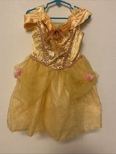 Disney Princess Belle Costume Beauty  Beast Dress Toddler Size 3T-4T