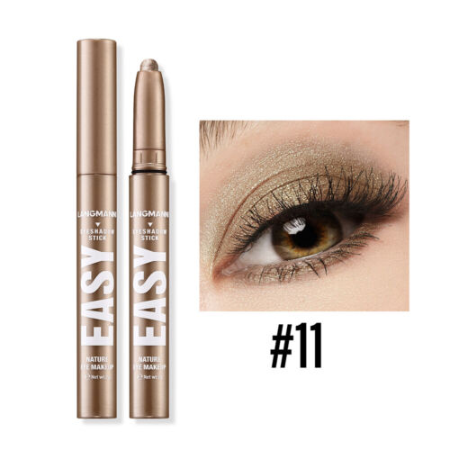 Eye Shadow Stick Highlight Pencil Waterproof Eyeshadow Pen Matte Pearlescent - Picture 17 of 34