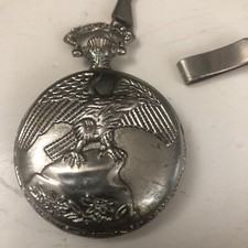 American Eagle Pocket Watch NEW BATTERY