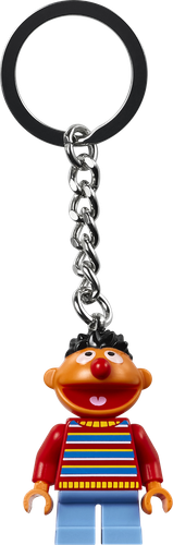 LEGO ERNIE KEYRING 854195 SESAME STREET MINIFIGURE KEYCHAIN KEY CHAIN RING - Picture 2 of 3