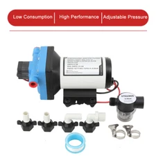 Water Pressure Booster Pump 5.5GPM Diaphragm High Pressure 12V 70PSI