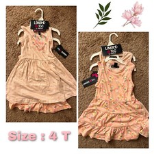 New Limited Too Dress Set Hair Accessory Included But Is Reattached Size 4t