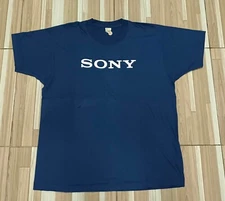 Reprint Vintage Sony 1980s Promo Logo Japan Company Original 80s 70s Rare T Shir