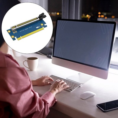 Small PCIE 16X Male To Female Extension Adapter Card 90 Degree Reverse
