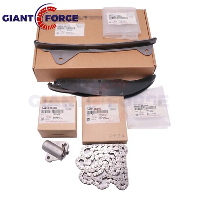 OEM 4PC Engine Timing Chain Kit For Hyundai Elantra Kona Kia Forte 24321-2E010