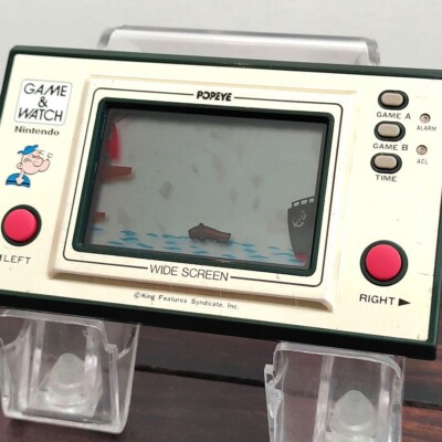 NINTENDO GAME AND & WATCH Popeye Wide Screen 1981 Direct - From