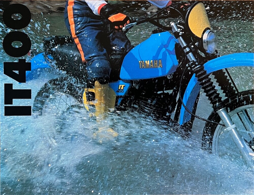1974 Yamaha Enduro 400 1979 Yamaha IT400F 4-page Brochure-Vintage