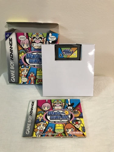 WarioWare Inc. Complete CIB Game Boy Advance GBA Nintendo