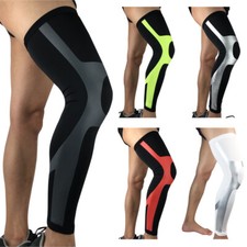 Men Sports Knee Pads Elastic Compression Thigh Leg Sleeve Sports Protective Gear
