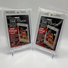 Ultra Pro One-Touch Thick Card 130pt Point ROOKIE Magnetic Card Holder, lot of 2