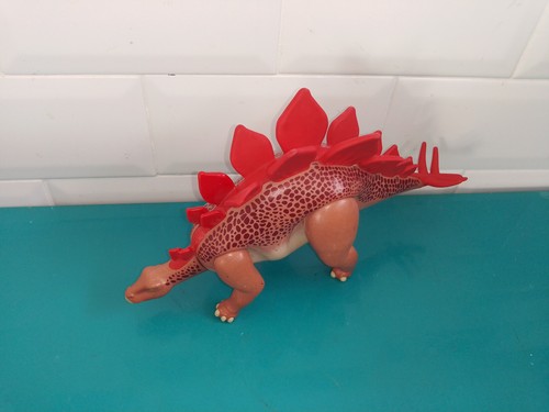 Figurine Playmobil Dinosaure Triceratops Jaune - Réf. 1012232 - Occasion - Pour Collection Ou Jeu