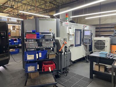 Kiwa KMH-300A CNC Horizontal Machining Center w/ 6 Pallets (2017)