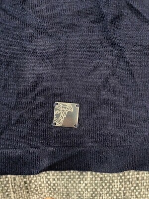 Versace Collection NEW Men's Long Sleeve Shirt Blue Size XXL | eBay