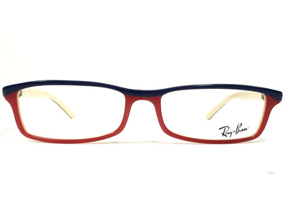 Ray-Ban Brillengestelle RB5065 2188 Navy Blau Rot Elfenbein Rechteckig 52-15-135