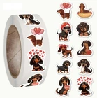Dachshund Dog Stickers Cute Sausage Dog Party Labels Cards & More 2.5cm