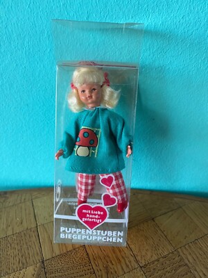 Mädchen  Caco OVP  Puppenhaus Puppenstube 1:12 dollhouse  flexible doll