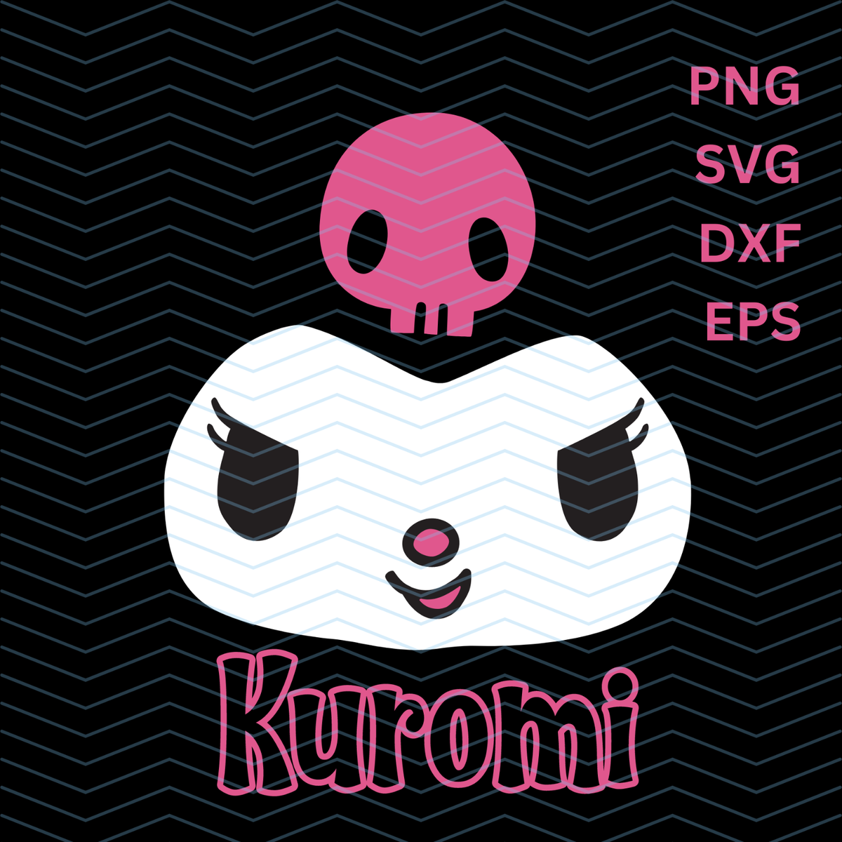Kuromi SVG Cricut, Silhouette Cut Files | eBay
