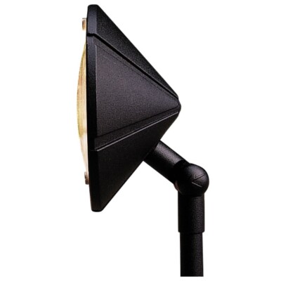 Kichler 15361BKT 12V Adjustable Wall Wash, For 3155K/3156K Bulbs, Textured Black