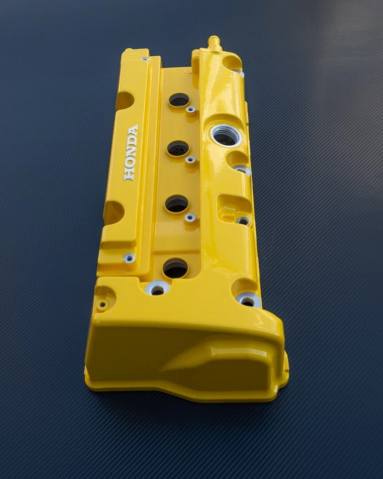 Honda K24 K20 serie K tipo r civic rsx cubierta de válvula recubierta de polvo cuchara amarilla Foto 4 de 4