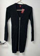 Guess Aimee Zip Front Bandage Dress XS
