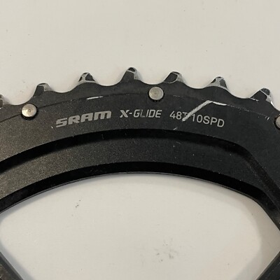 SRAM コンポーネント 10速 Sram X-Glide 10 speed, 48 teeth, 4 bolt, 104 BCD Chainring | eBay