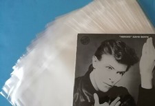 BUSTE ESTERNE DISCHI-VINILI-LP con FLAP ADESIVO - POLIPROPILENE 80 micron-50 pz