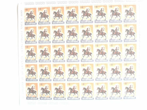 Francobolli di San Marino foglio