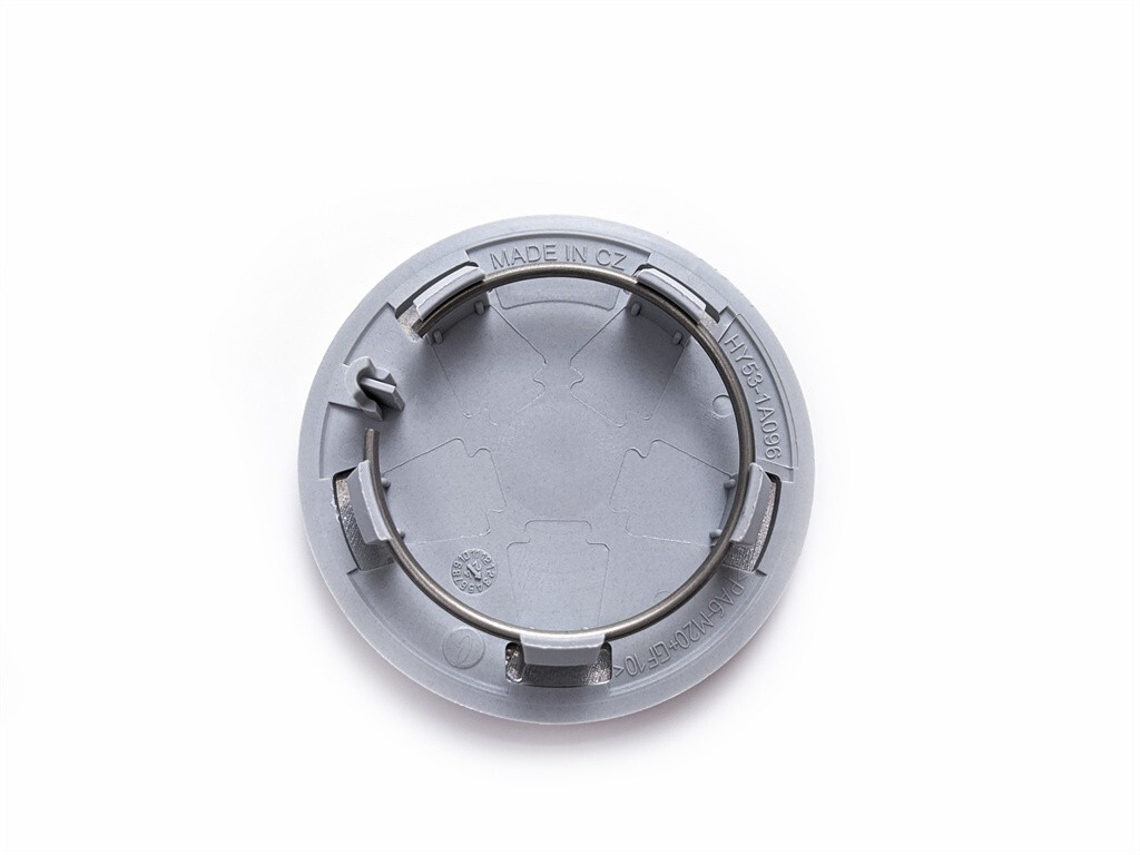 Aston Martin Wheel Centre Cap Black/Silver Kit OEM HY53-1A096-FA-PK