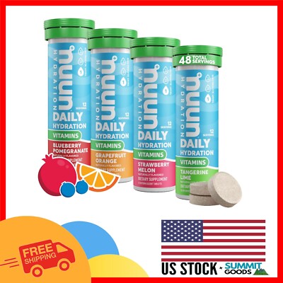 Electrolyte Tablets with Vitamins D, C, E, A & B6 - 48 Servings  Hydration