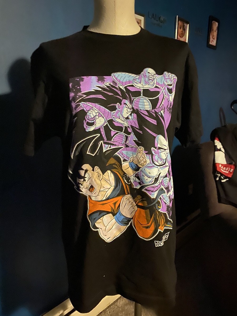 DRAGONBALL Z Galactic frieza army vs goku graphic tee NWT | eBay