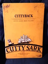 cutty sark "cuttyback" bar sign..free shipping