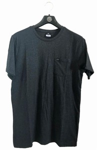 plain black pocket tee