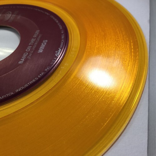 Paul McCartney & Wings - Maybe I'm Amazed / Band On The Run 45 PROMO Gold MINT - Picture 7 of 8