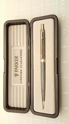 Parker 75 Classic Ballpoint Pen Sterling Silver New In Box Made In Usa ...