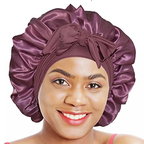 Bonnet Queen Silk Bonnet For Curly Hair 