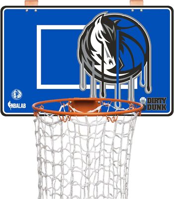 Dirty Dunk Over-The-Door Basketball Hoop Laundry Hamper, Dallas