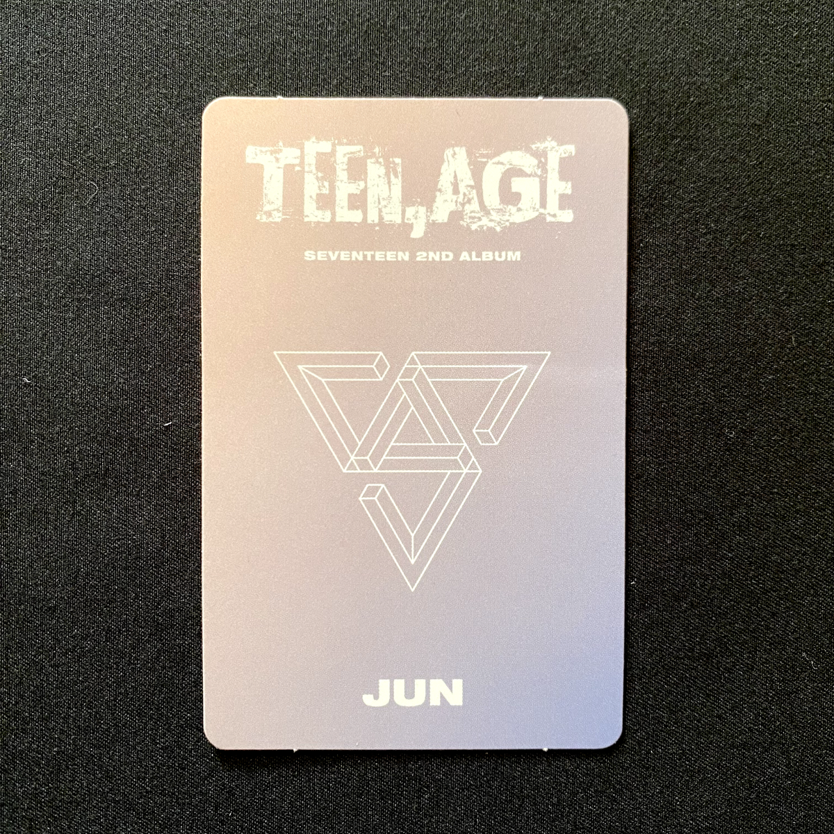 SEVENTEEN 2nd album TEEN AGE RS ver. Jun set + Photo card +