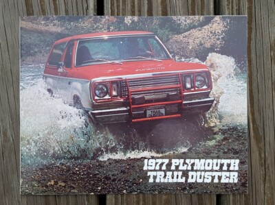 1977 Plymouth Trail Duster Car Truck Sales Brochure 4-Wheel Drive