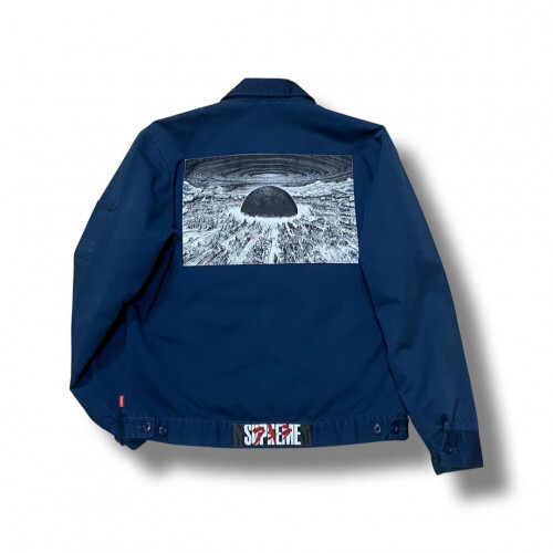 SUPREME AKIRA WORK JACKET Size M Navy Otomo Rare Kaneda used SUPREME AKIRA WORK JACKET Size M Navy Otomo Rare Kaneda used