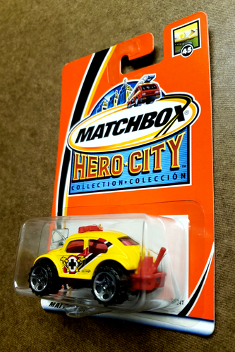2002 Matchbox VOLKSWAGEN BEETLE 4X4 VW #45 Yellow Harbor City Collection 1:64 - Picture 6 of 11