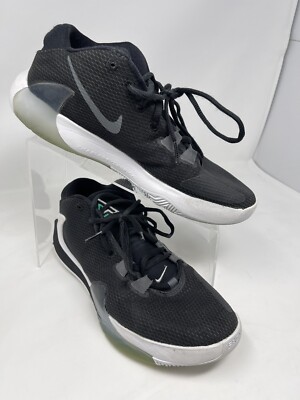 Nike Zoom Freak 1 Basketball Shoes BQ5422-001 Black/White Size 8.5 As Is