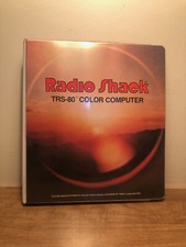 1981 Super Rare Radio Shack TRS-80 Color Computer Color Profile Book/Diskette