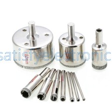 10pcs X 3mm-50mm Diamond Tool Drill Bit Hole Saw Glass Ceramic Marble Tile