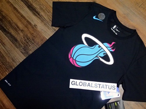 NIKE MENS NBA MIAMI HEAT VICE CITY LOGO 
