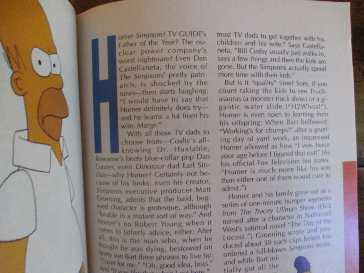 June 15-21, 1991 TV Guide(HOMER SIMPSON/MacDONALD CAREY/THE
