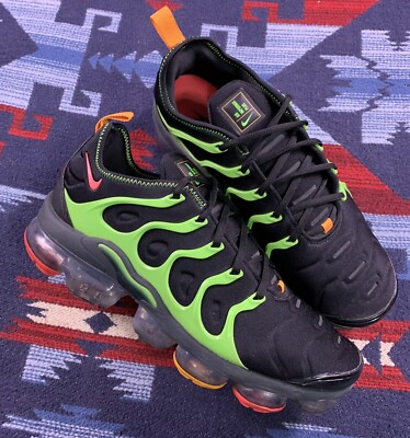Nike Air Vapormax Plus Black Ember Neon 